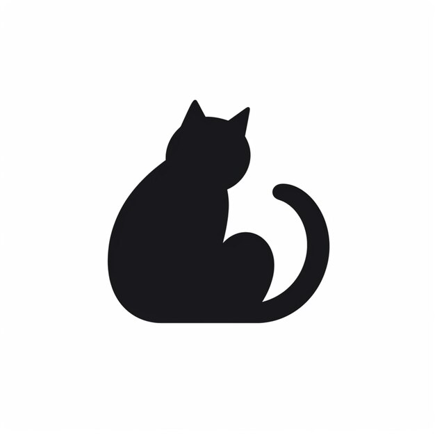 un primo piano di un gatto nero seduto su una superficie bianca