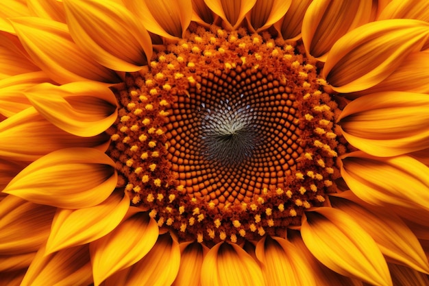 un primo piano di un girasole