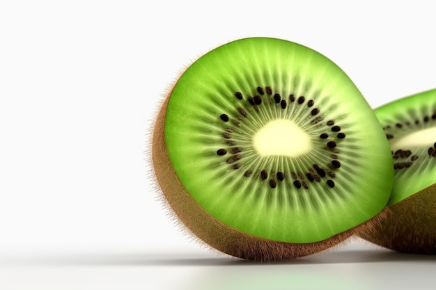 Un primo piano di un kiwi