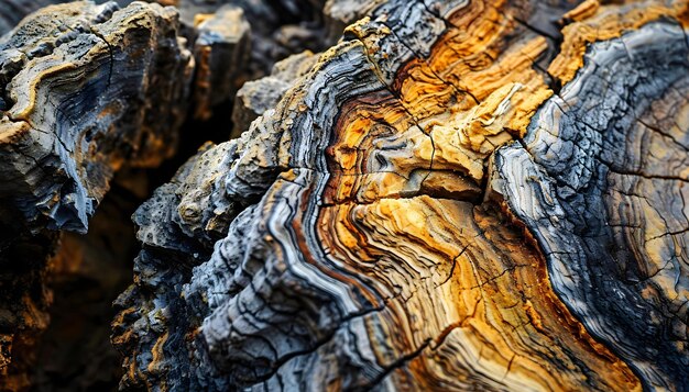 un primo piano di un pezzo di legno