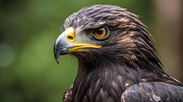 Un primo piano di un uccello