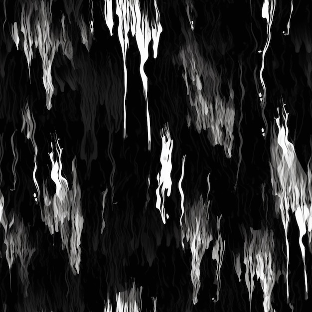 Un primo piano di una foto in bianco e nero di un idrante antincendio generativo ai