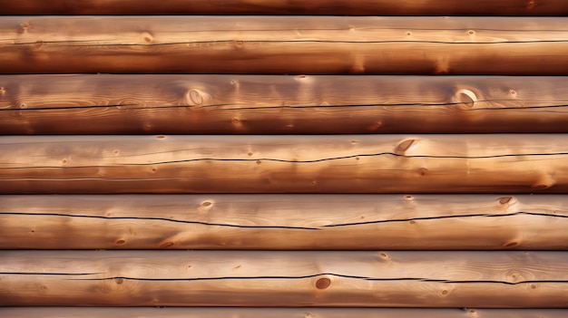 un primo piano di una parete di legno con una superficie di legno AI generativa