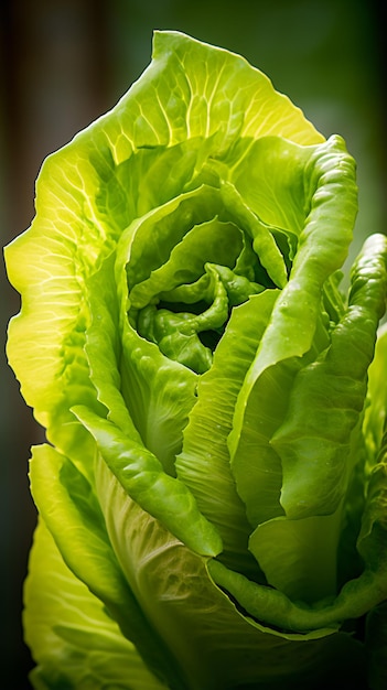 un primo piano di una pianta a foglia verde