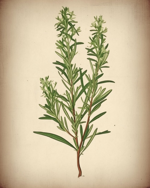 un primo piano di una pianta con foglie verdi su sfondo bianco ai generativa