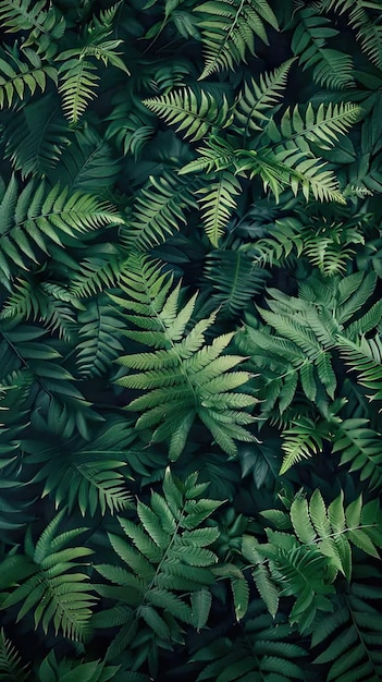 Un primo piano di una pianta con molte foglie verdi