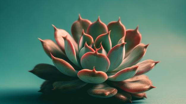 Un primo piano di una pianta succulenta