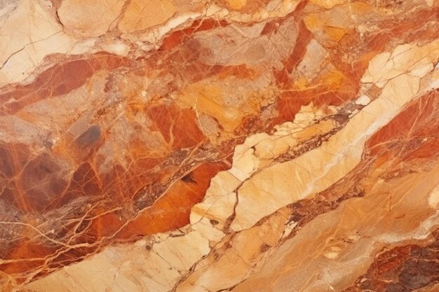 un primo piano di una superficie di marmo marrone e arancione