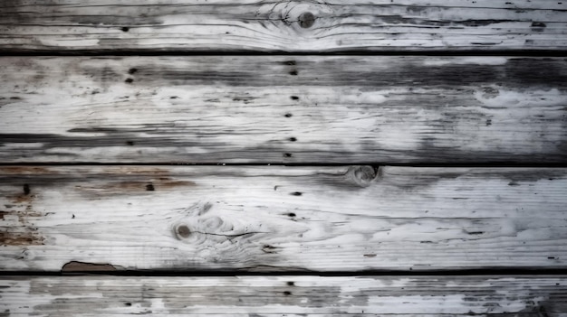 Un primo piano di una tavola di legno con la struttura del legno dipinta di bianco.