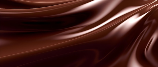 Un primo piano di una tavoletta di cioccolato con una superficie swirly.