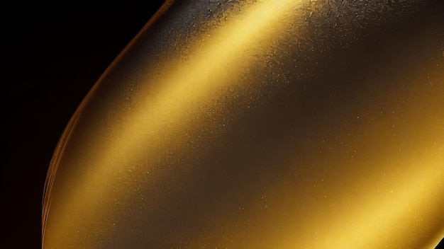 Un primo piano di uno sfondo nero con un bordo d'oro