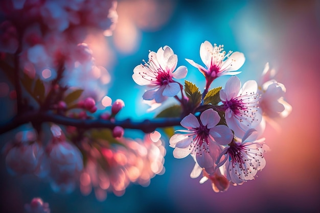 Un ramo di fiori con fiori rosa