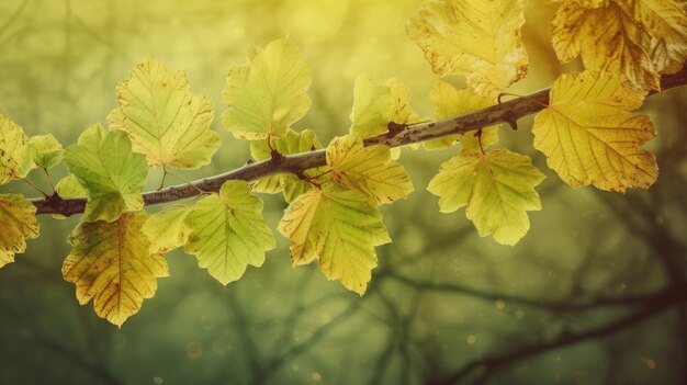 Un ramo di un albero