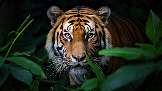 Un ritratto del primo piano di una tigre