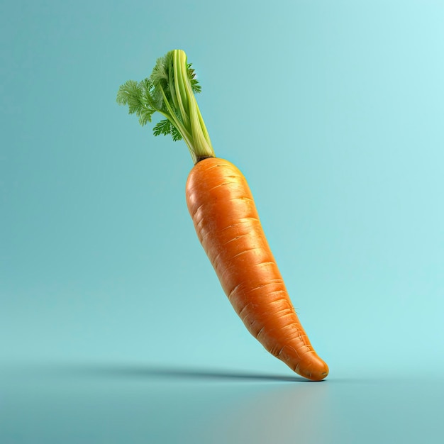 Un ritratto di una carota