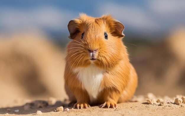 Un ritratto di una cavia