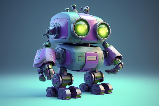 un robot 3d