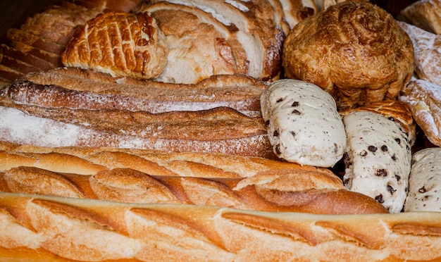 Un sacco di sfondo di pane