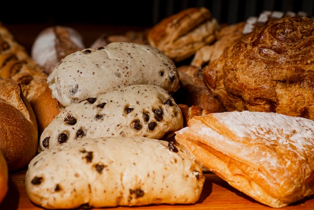 Un sacco di sfondo di pane