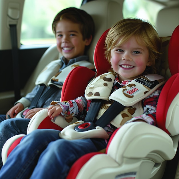 Un seggiolino per auto che può essere ruotato verso la parte posteriore o anteriore dell'auto con il bambino, consentendo al bambino di stare più a lungo rivolto verso l'indietro prima di passare a un sedile rivolto in avanti.