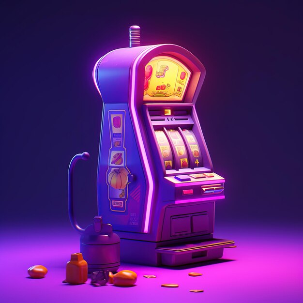 Un semplice gioco di casinò con una slot machine