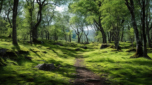 Un sentiero nel bosco