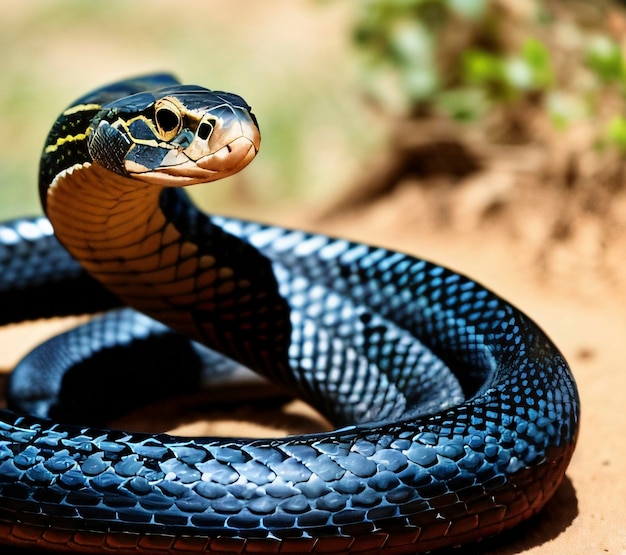 Un serpente nero