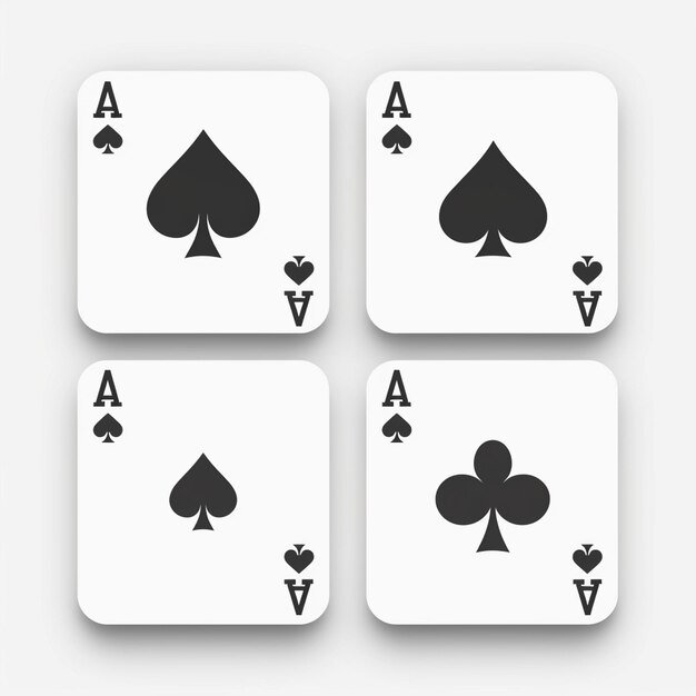 un set di carte da gioco con delle fiches da poker in cima