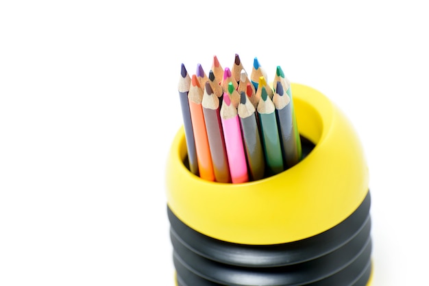 Un set di matite colorate