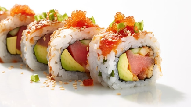 un set di sushi con sushi e sushi