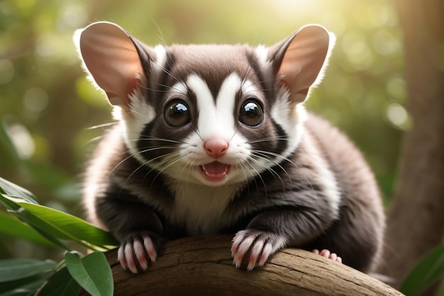 Un simpatico animale felice di Sugar Glider