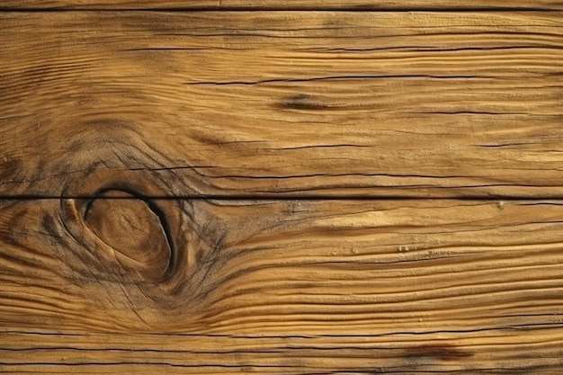 Un tavolo di legno con un nodo al centro