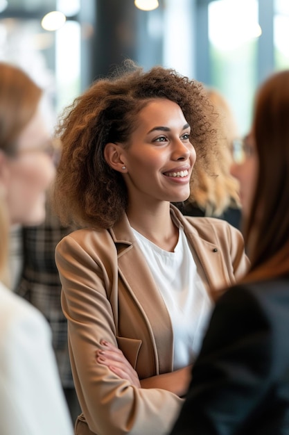 Un team d'affari di successo sorridendo e seduti insieme in un ufficio di start-up