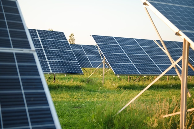 Un tecnico afroamericano controlla la manutenzione dei pannelli solari. Un ingegnere nero alla centrale solare.