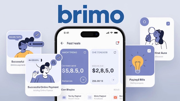 un telefono con una copertina blu che dice " brunch "