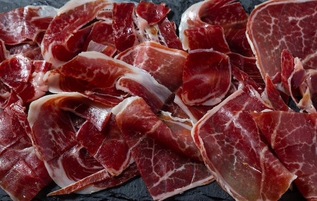 Un tesoro culinario Prosciutto iberico di ghianda di Jabugo Huelva Andalusia Spagna Cucina mediterranea