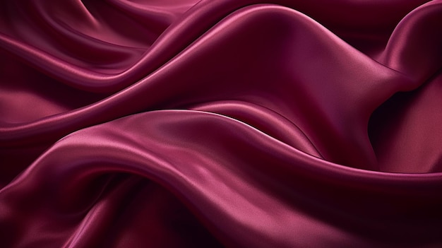 Un tessuto di seta rossa con uno sfondo viola.