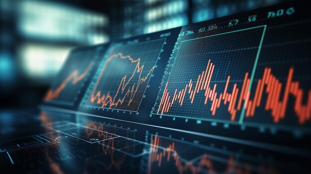 Un trader negozia in borsa