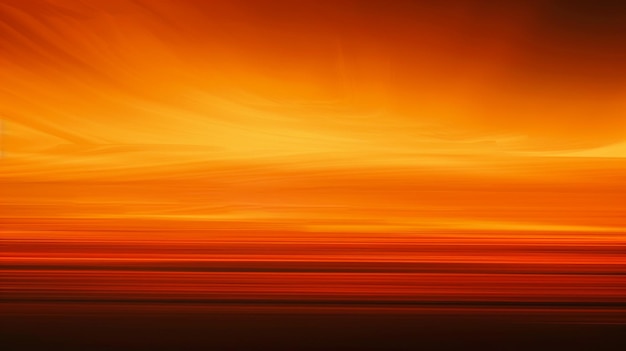 un tramonto con un cielo arancione sfocato