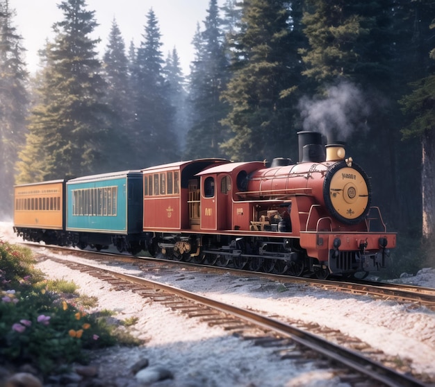 Un treno con sopra la parola g