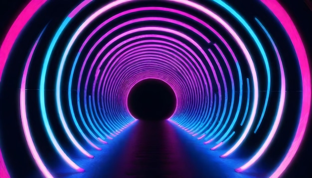 un tunnel che ha una luce che dice "la fine" su di esso