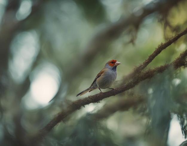 un uccello finch nella giungla