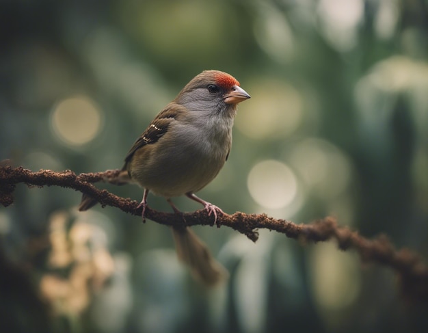 un uccello finch nella giungla