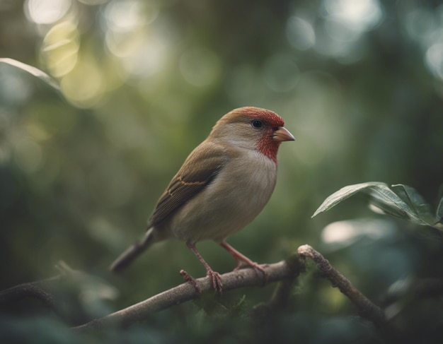 un uccello finch nella giungla