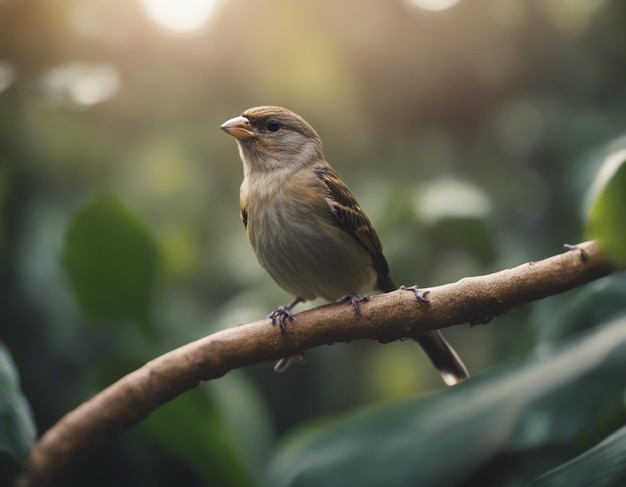 un uccello finch nella giungla