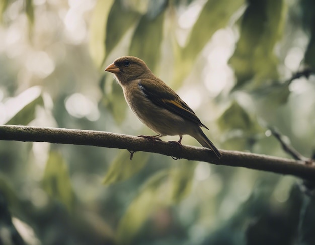 un uccello finch nella giungla