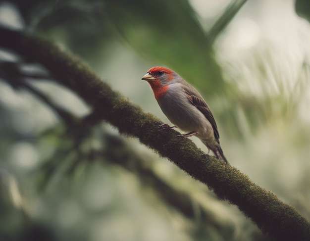 un uccello finch nella giungla