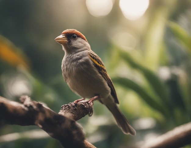 un uccello finch nella giungla