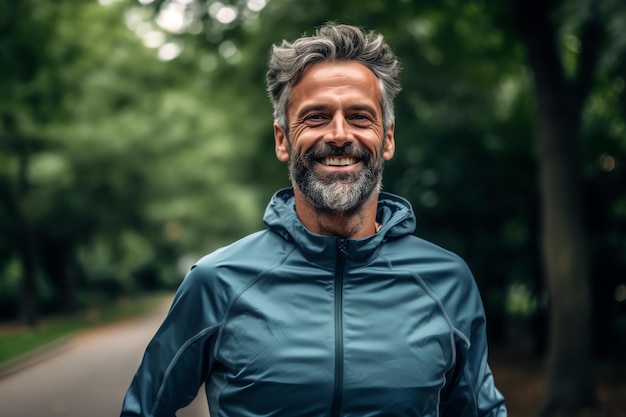 un uomo che sorride alla macchina fotografica