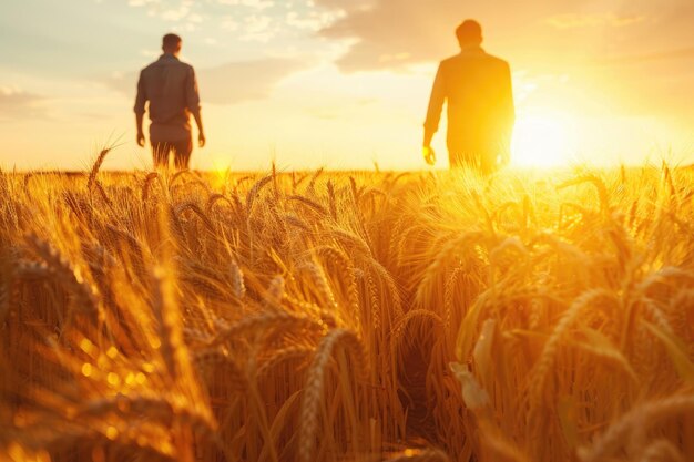 Un uomo d'affari che trova ispirazione nella bellezza della natura al tramonto